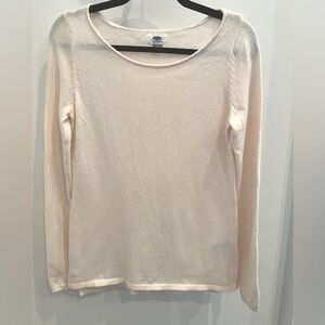 Old Navy Classic Marled Crew Neck Sweater Light Pink Size S